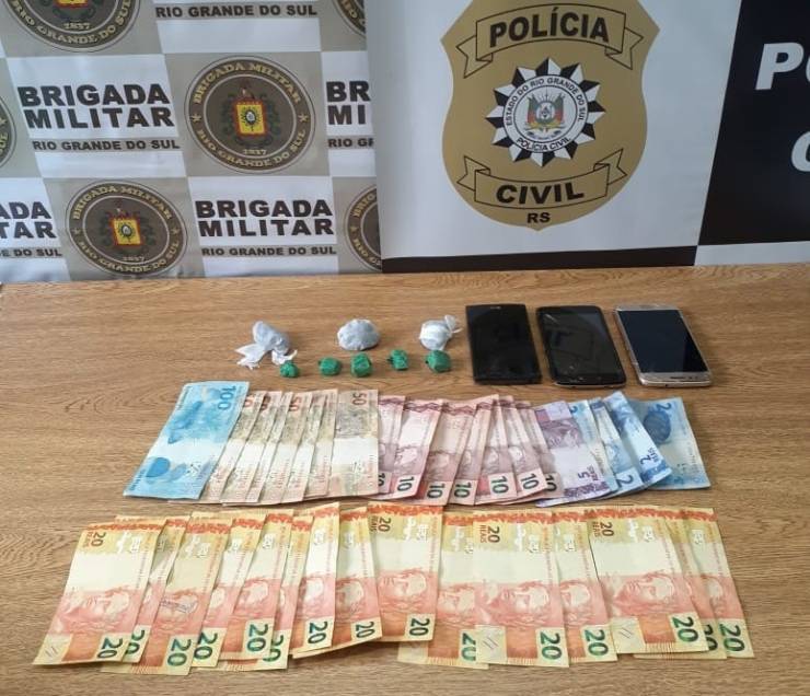 Casal é preso acusado por tráfico de drogas em Horizontina