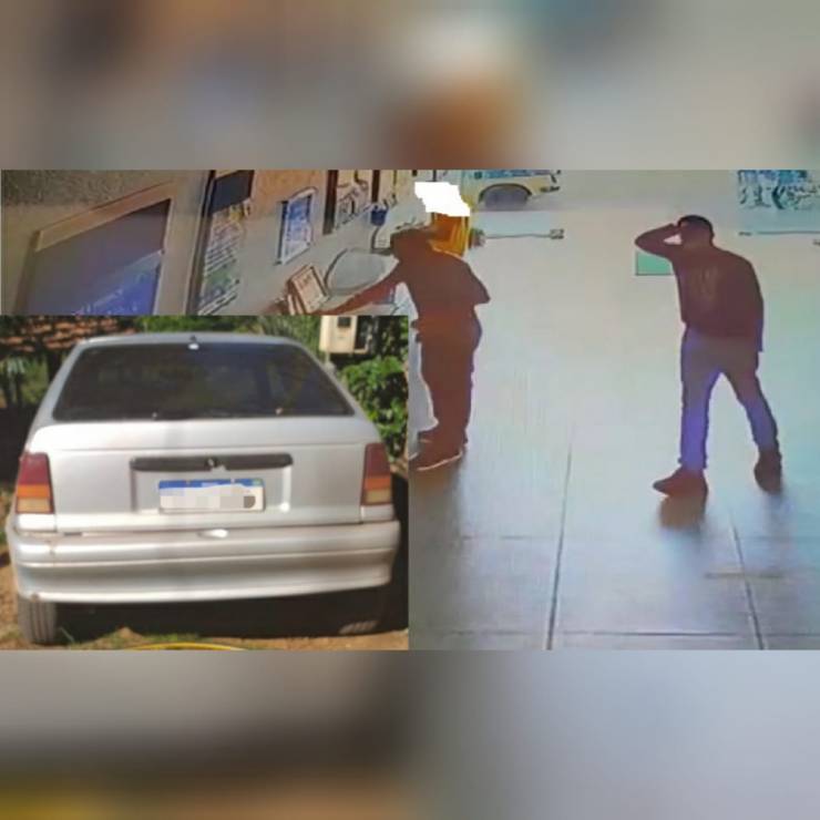 Vídeo mostra momento em que bandidos anunciam assalto em lotérica de Três de Maio