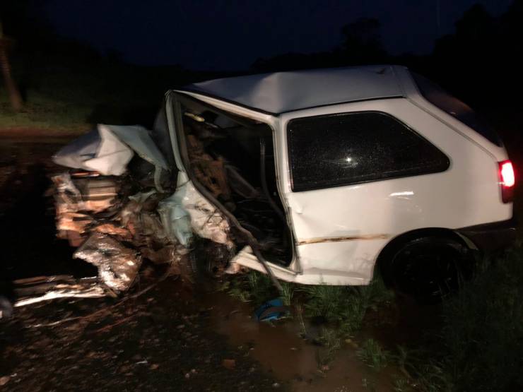 Colisão frontal entre veículos deixa três mortos na ERS 210 em São Martinho