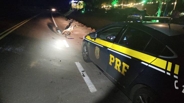 Jovem motociclista morre em colisão frontal na BR 392 em Roque Gonzales