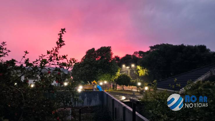 Fenômeno chama atenção no céu de Três de Maio